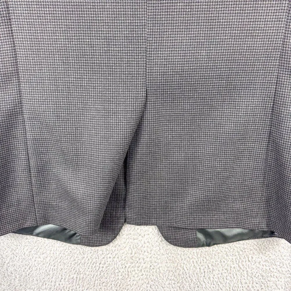 VTG Brooks Brothers 346 Blazer Mens 46L Gray Worsted Wool Office Casual‎ Wedding